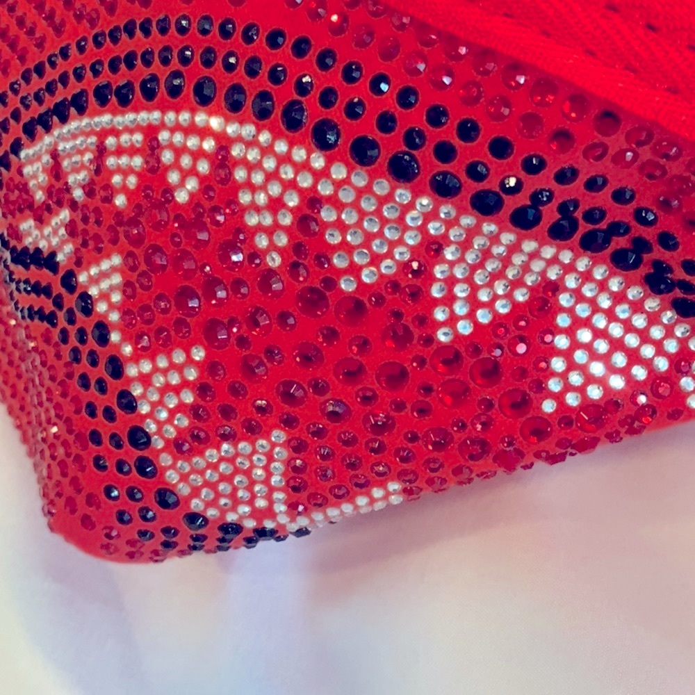 Sprayground Red Faux Crystal TRINITY BLING  Crossbody - Picture 4 of 14